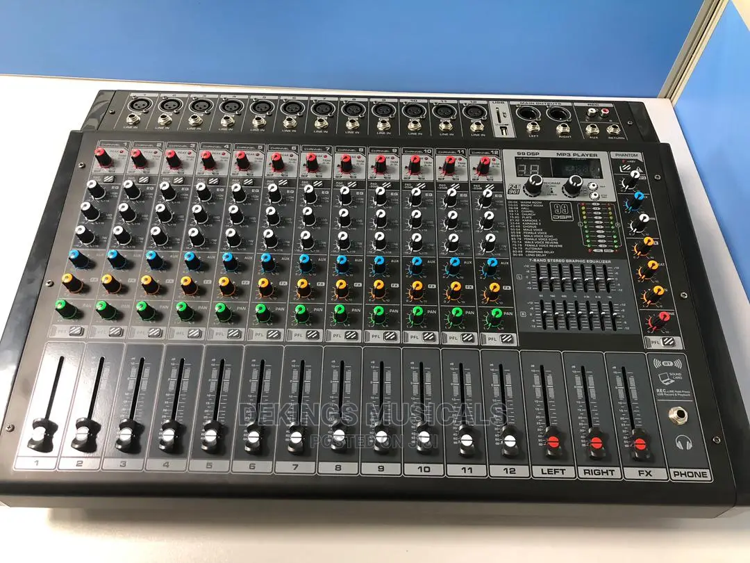 Yamaha Powered Mixer 12 Channels Mixer Amplifier