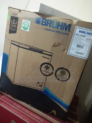 Bruhm 160 Litres Chest Freezer, Silver - BCS-160MR