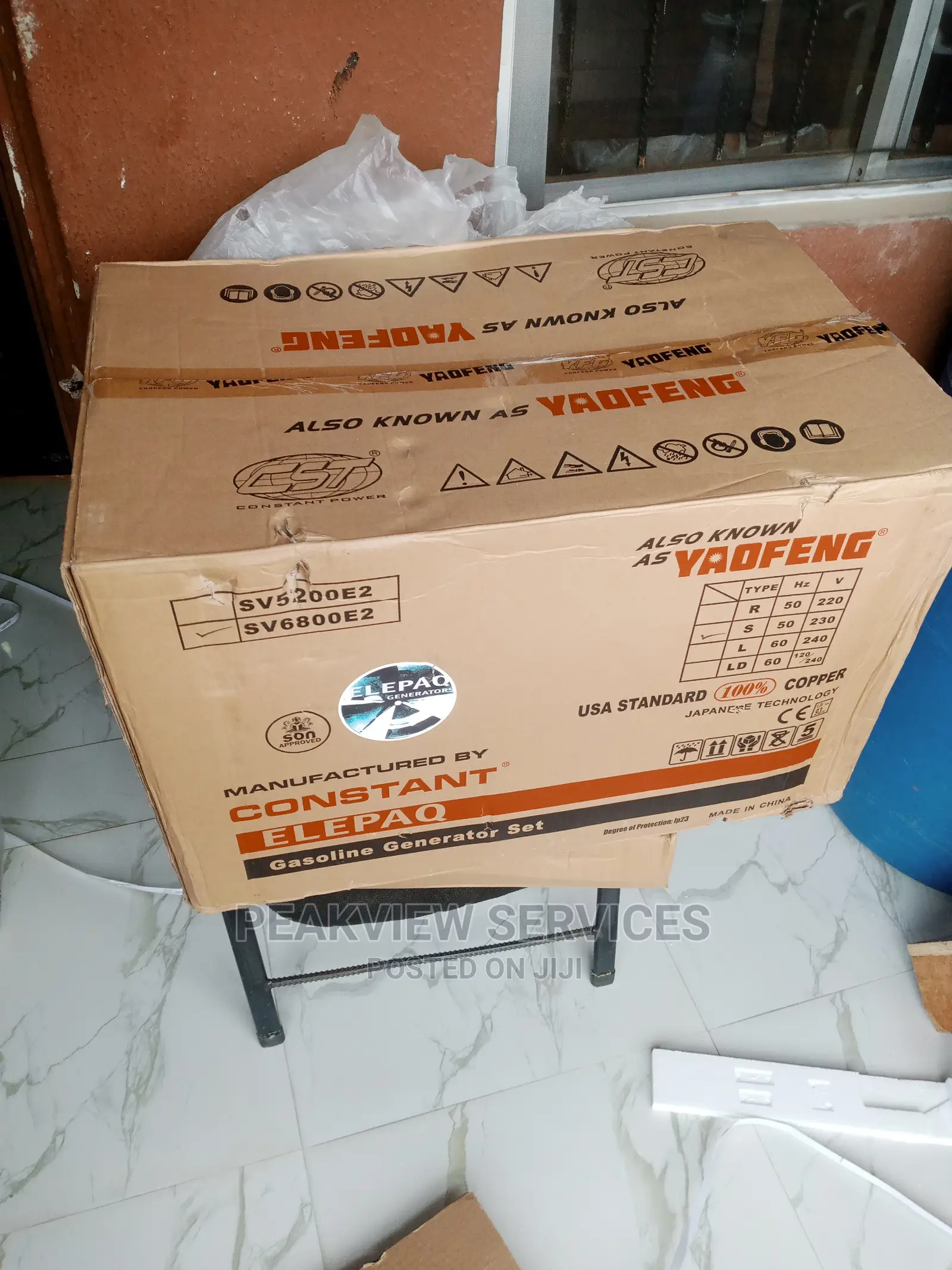 Latest Elepaq Constant Sv6800e2 4.5kva Automatic Generator