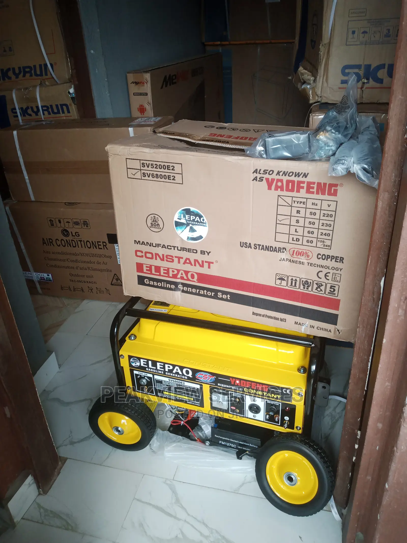 Advanced 4.5kva Elepaq Sv6800e2 Automatic Generator
