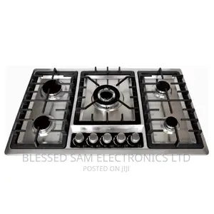 New >Phiima Cabinet 5 Gas Burner Automatic With Blue Flame