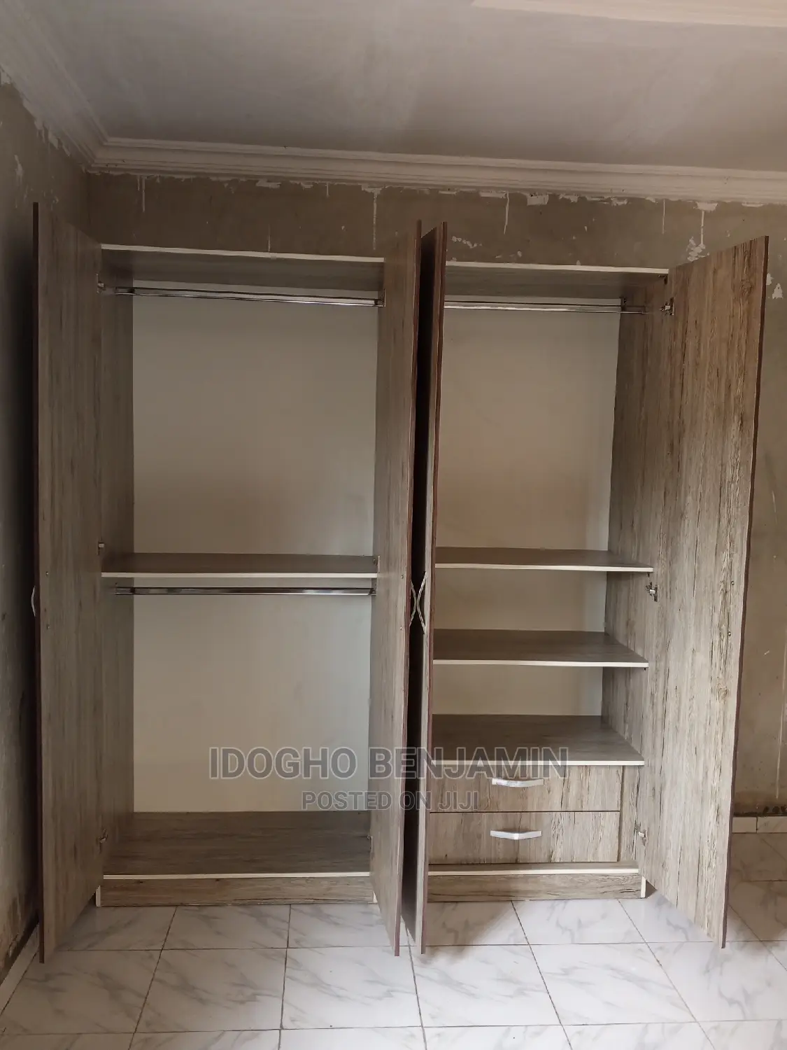 Maple HDF Wardrobe 8ft by 8ft