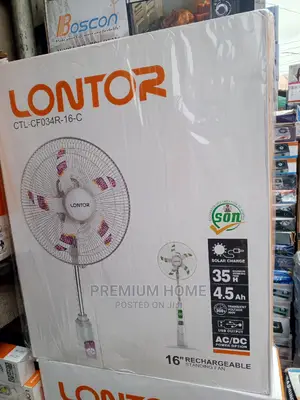 Lontor Rechargeable Standing Fan CTL-Cf034r-16-C