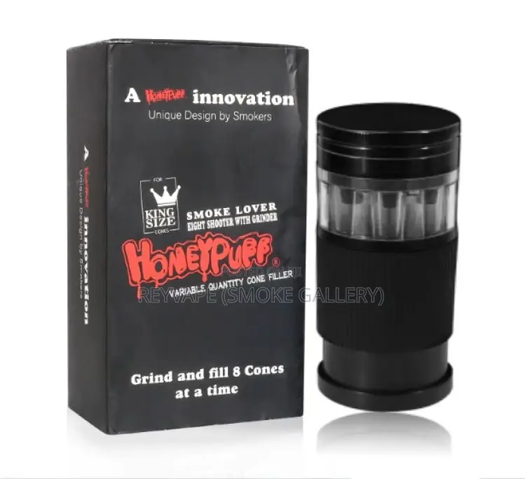 HONEYPUFF Grinder 8 Cone Filler