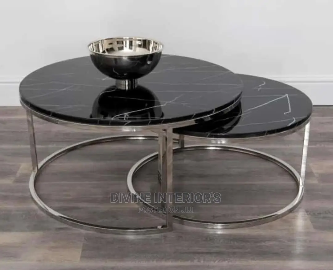 Classy Marble Top Center Table With Extension