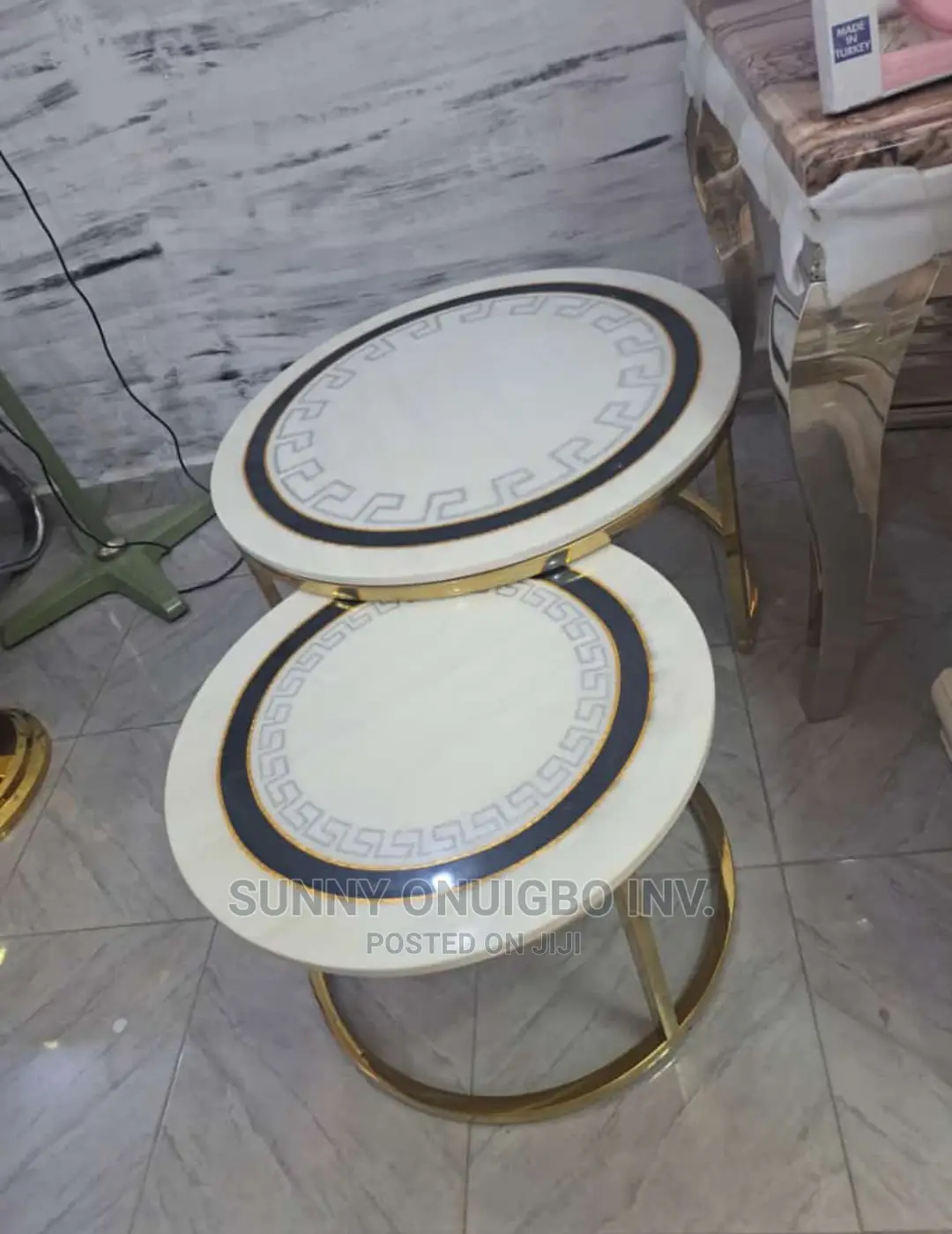 Marble Center Table 2in1