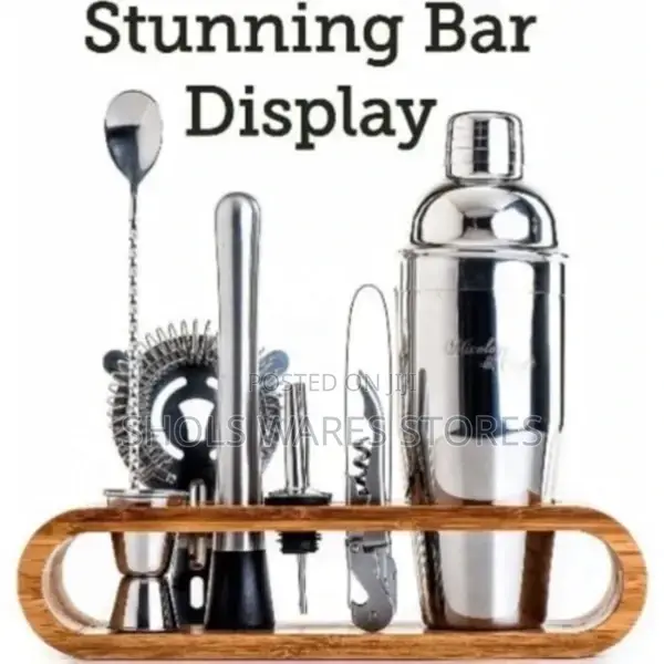 Wooden Complete Bar Set