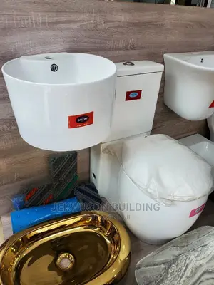 Oval Shape Wc With Hanging Basing (Payment on Delivery)