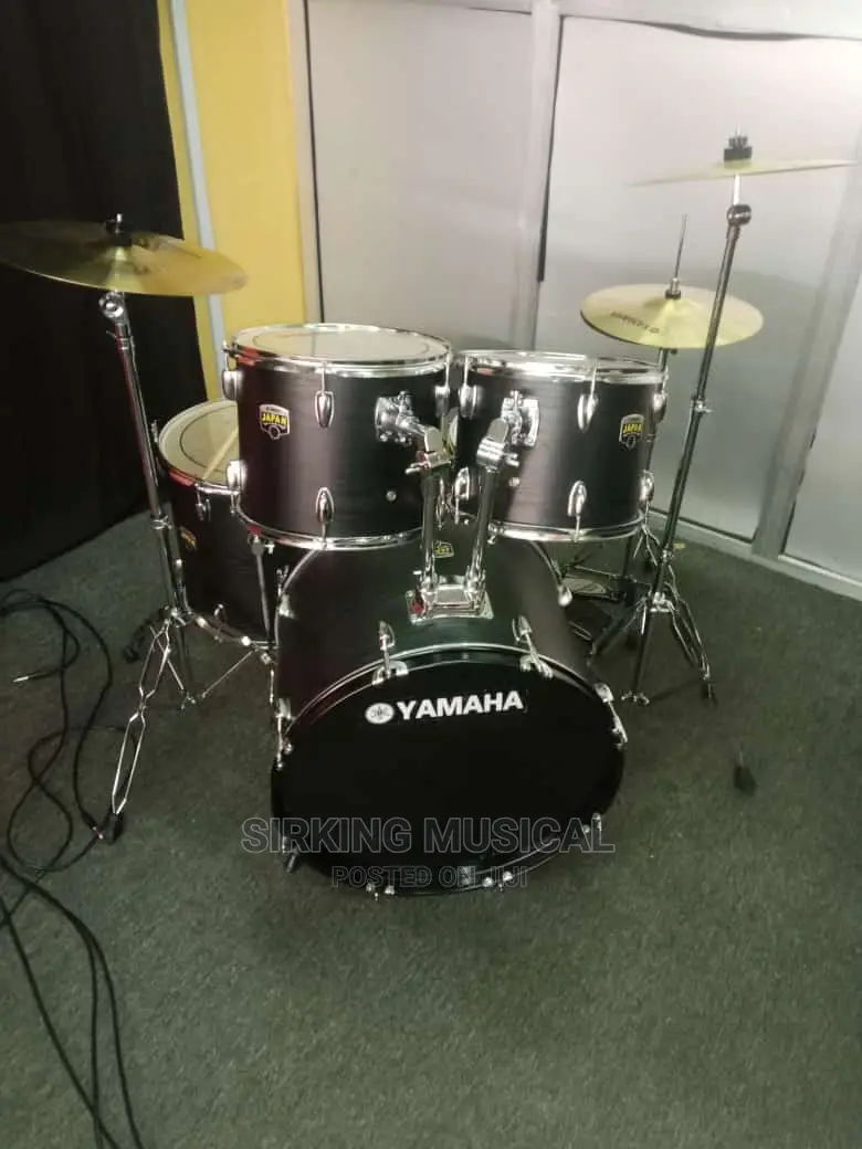 5set Yamaha Big Drum Set With Thick Cymbals