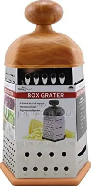 Grater - 6 Sides Stand Grater With Knob