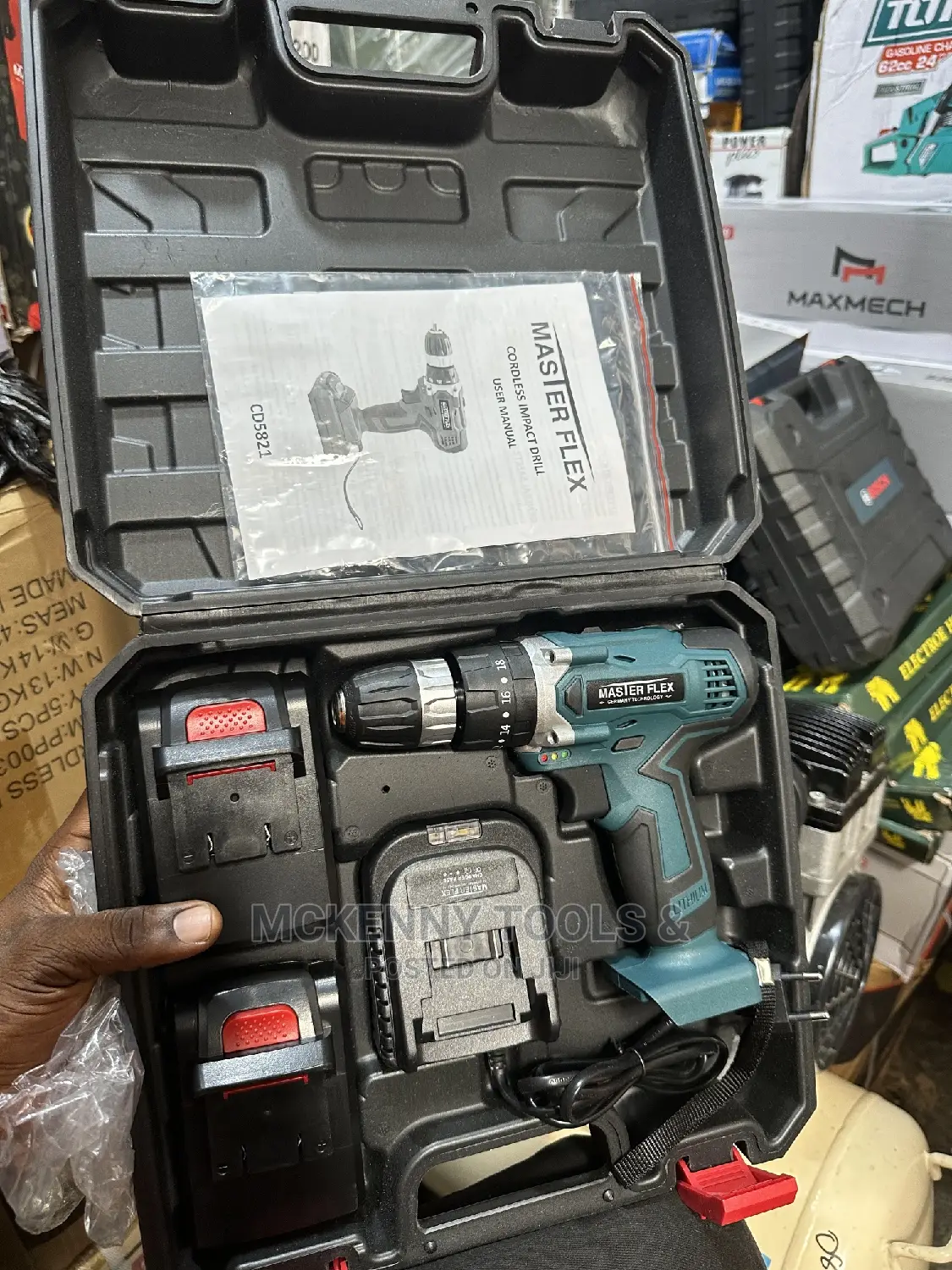 Master Flex Cordless Screwdriver Drill 28v