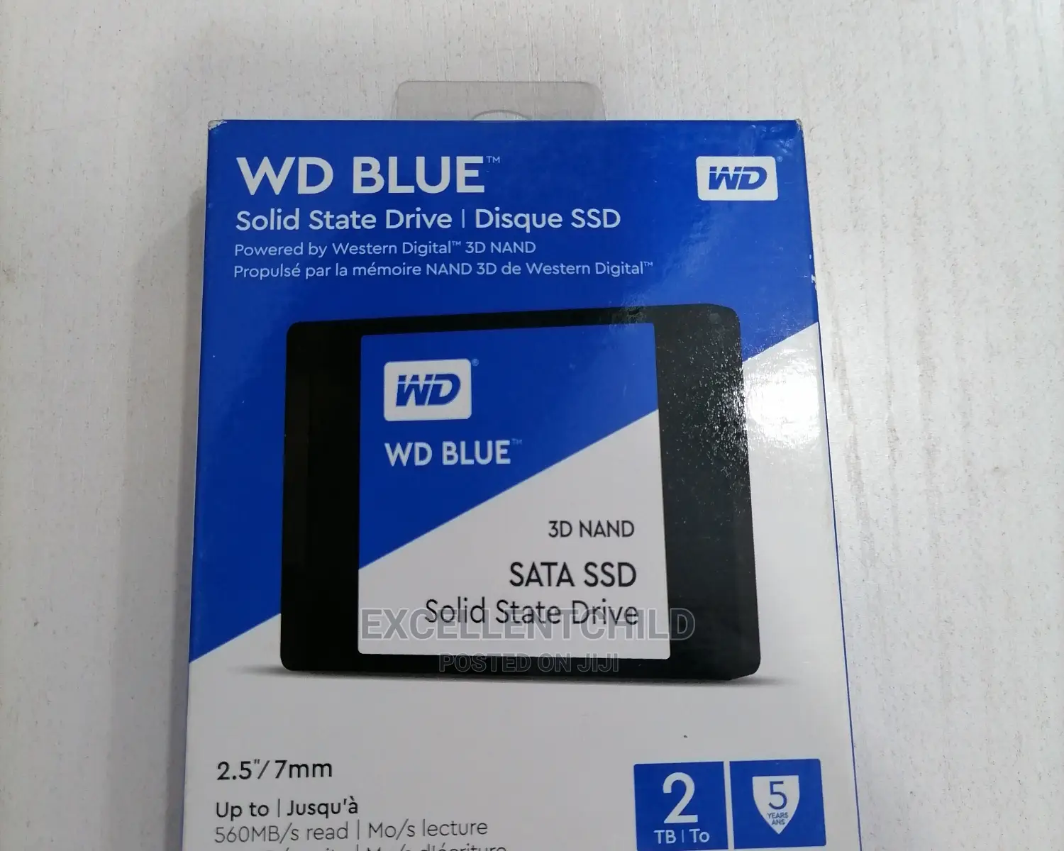 For Internal Storage WD Blue 2TB Sata SSD for Laptop