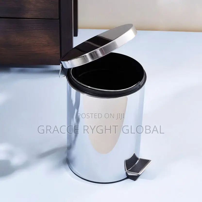12l Stainless Pedal Bin
