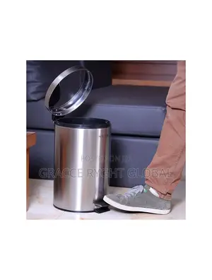12l Stainless Pedal Bin