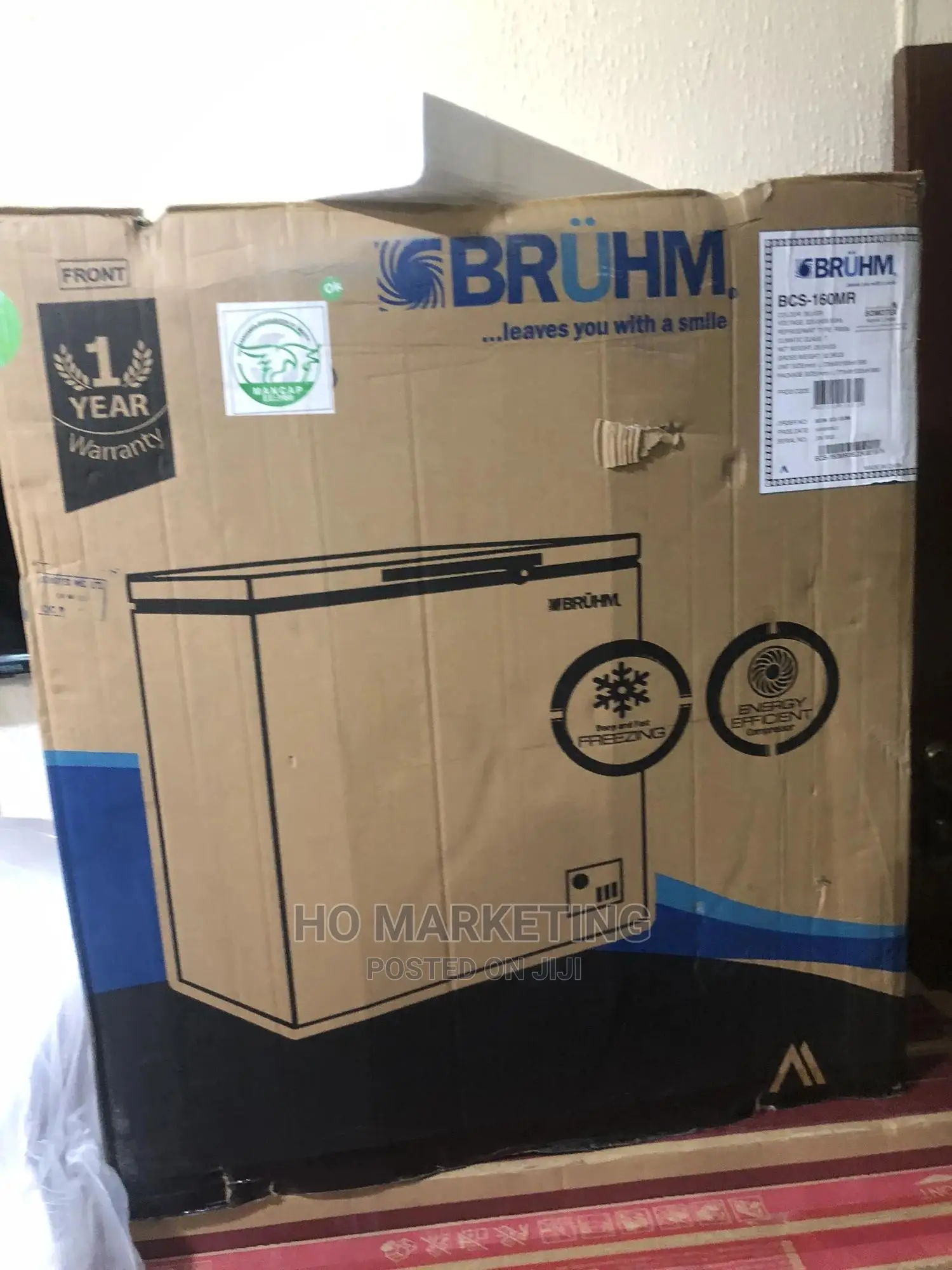 Bruhm Chest Freezer BCS-160mr