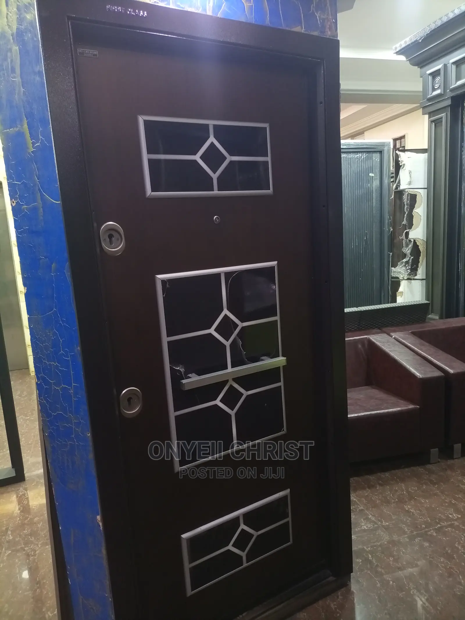 3x7ft 3 Panel Turkey Luxury Door Adjustable Frame