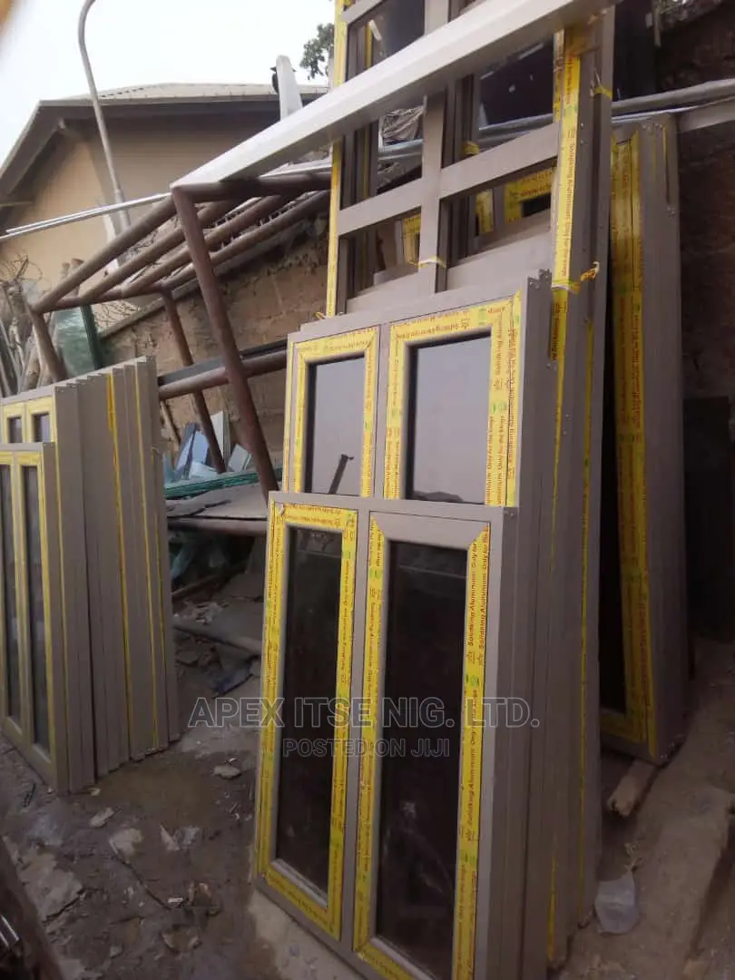Brown Aluminium Casement Window