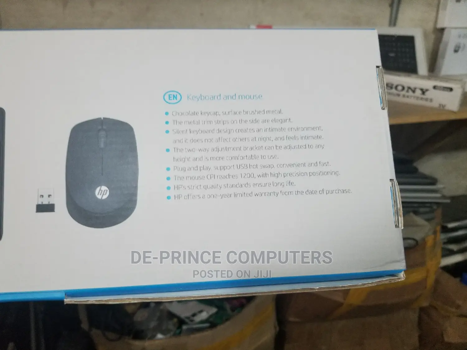 Wireless Optical Keyboard and Mouse