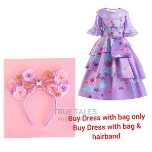 Cartoon Character Isabella in Encanto Girl's Dress