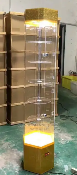 High Quality Rotating Showglass Display