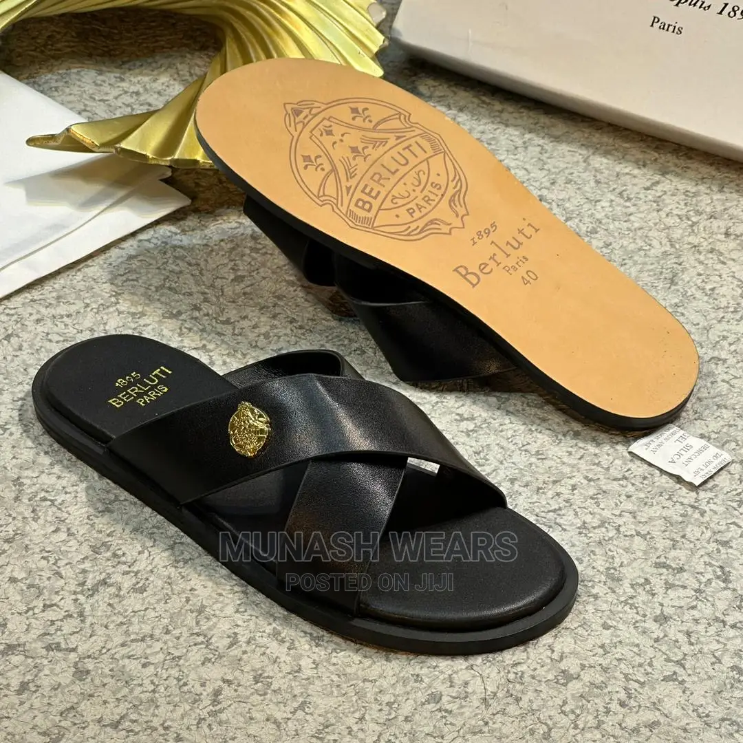 Berluti Leather Slipers