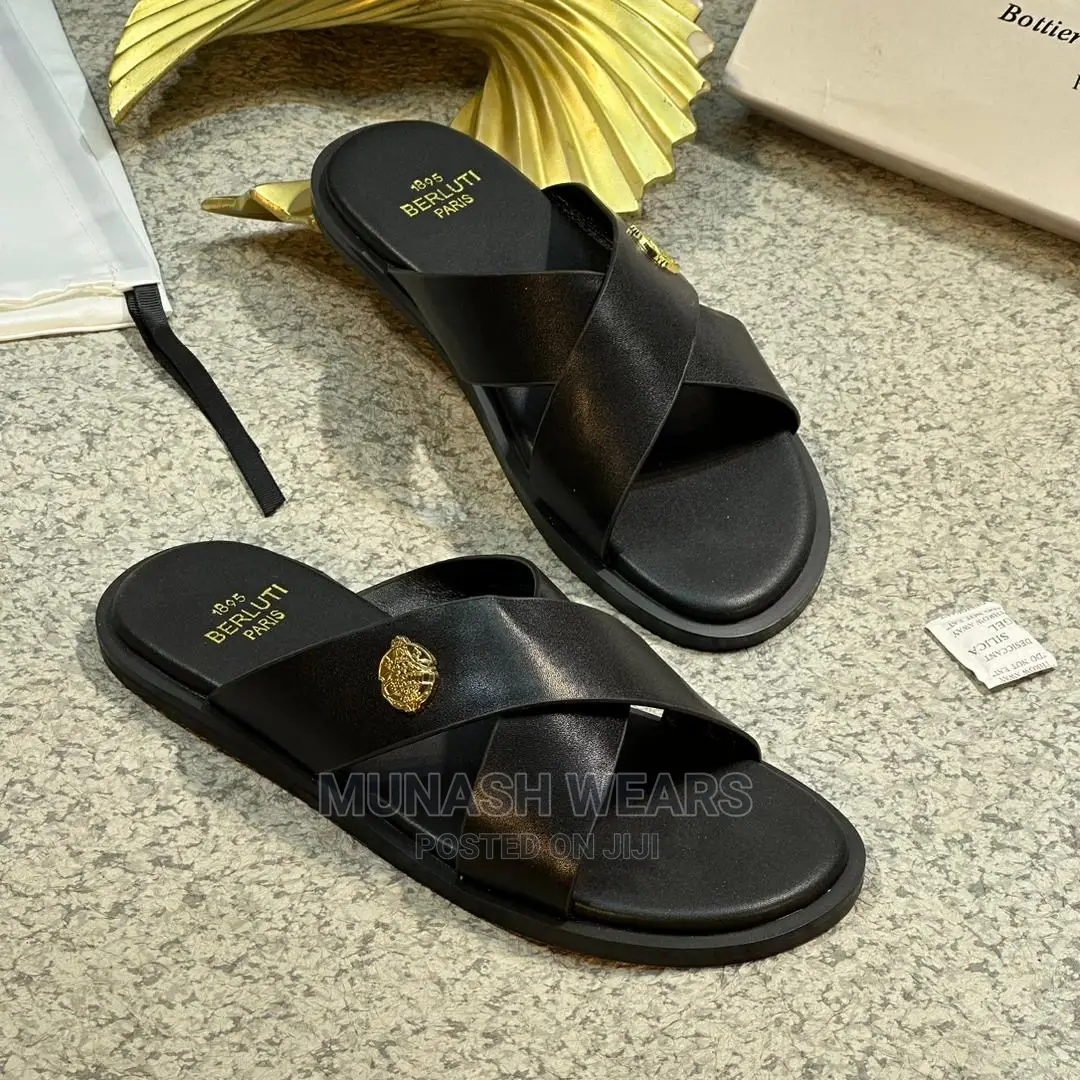 Berluti Leather Slipers