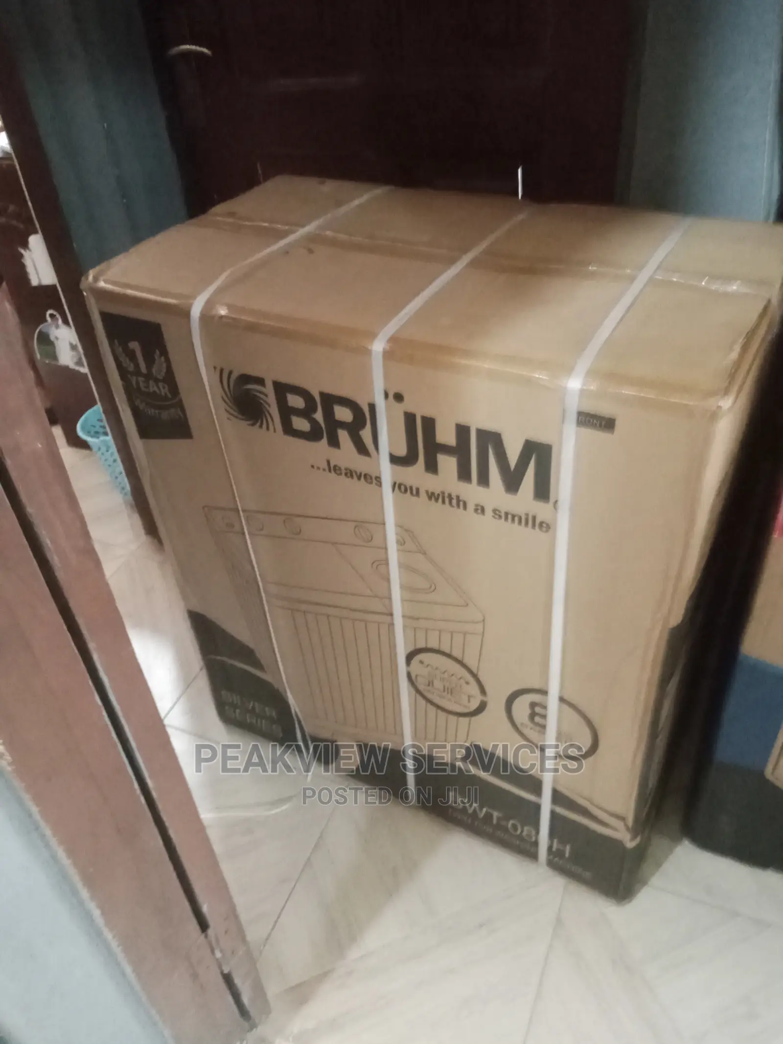 Bruhm Semi-Automatic 8kg Top Load Washing Machine