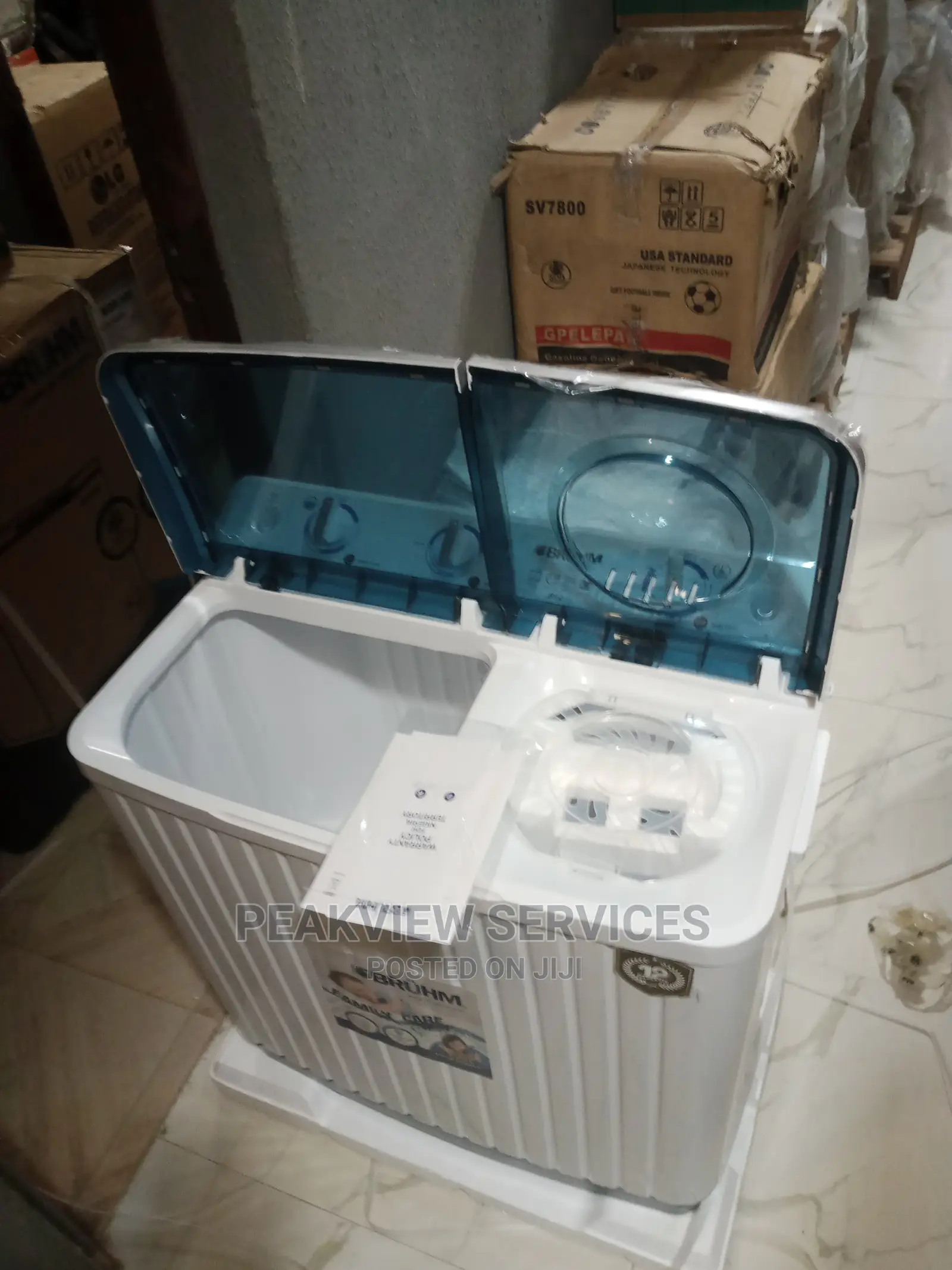 Portable 8kg Bruhm Washing Machine Top-Load