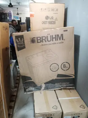 Quality 8kg Semi-Automatic Top-Load Bruhm Washing Machine