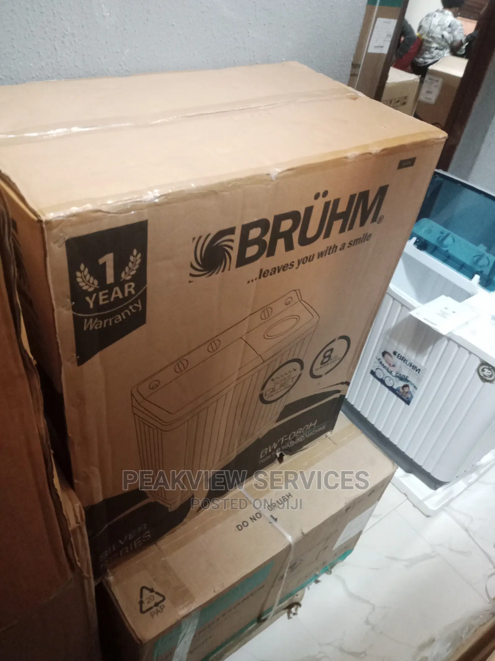 Advanced 8kg Bruhm Washing Machine Semi-Automatic