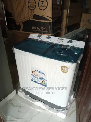 Brand New 7kg Semi-Automatic Bruhm Top Load Washing Machine