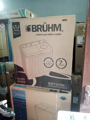 Durable Semi-Automatic Bruhm Top Load 7kg Washing Machine