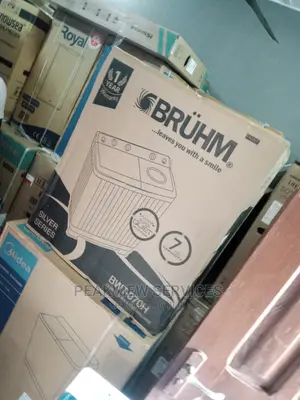Portable Semi-Automatic 7kg Bruhm Top Load Washing Machine