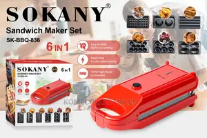 Sokany Multipurpose 6 in 1 Sandwich Maker Set