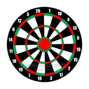 Standard Dart Game Board With Dart Sticks