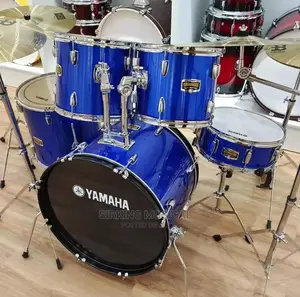 Photo - Yamaha 5 Sets Drum With Complete Drum Kits , Big Pedal/Hihat