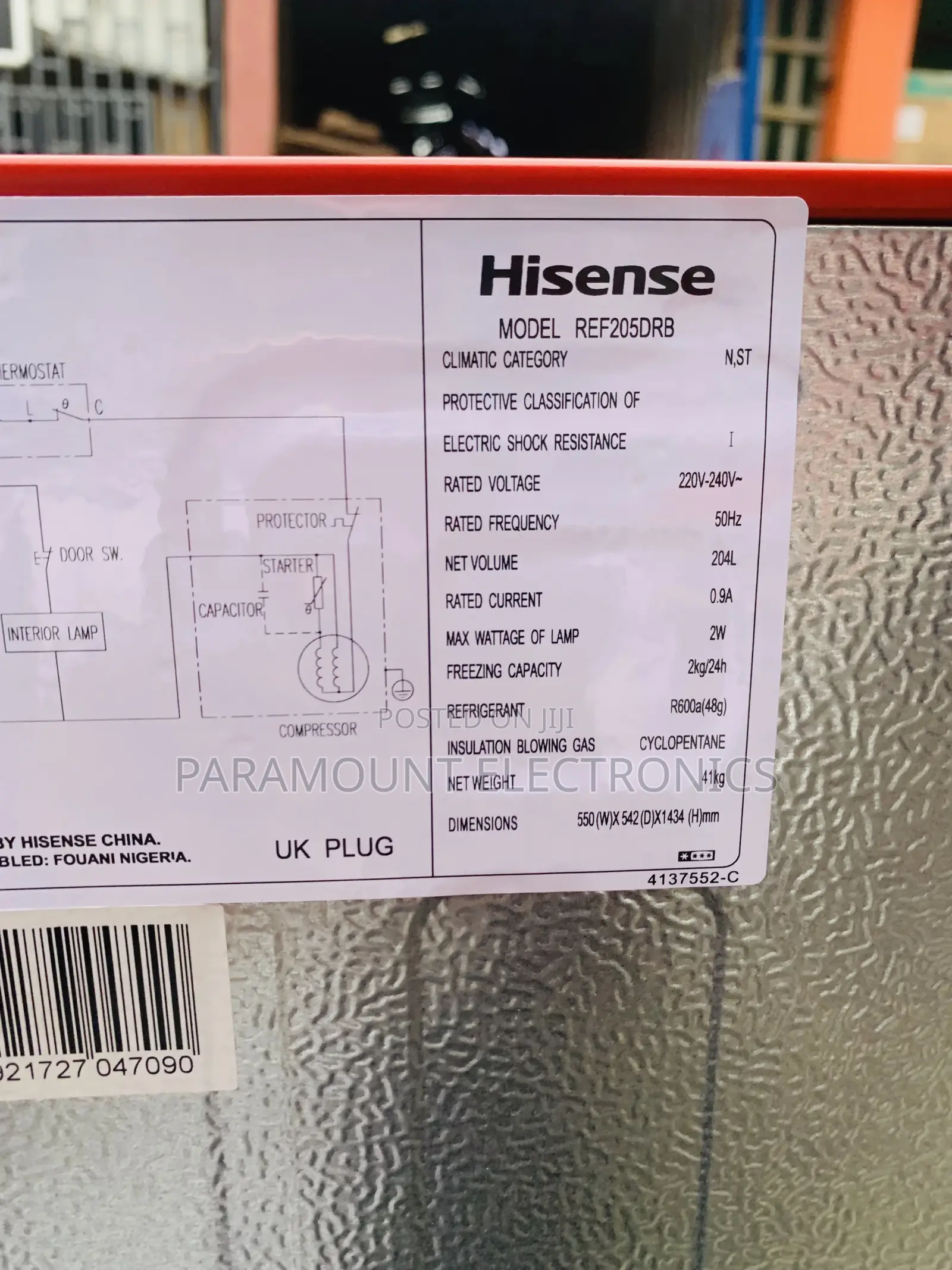 Hisense Refrigerator