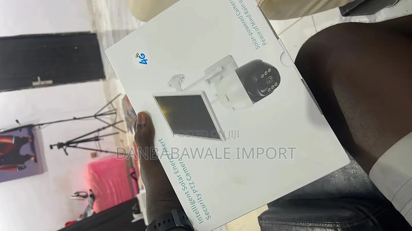 Solar CCTV PTZ Security Camera 4g Wireless Wifi Solar Panel.