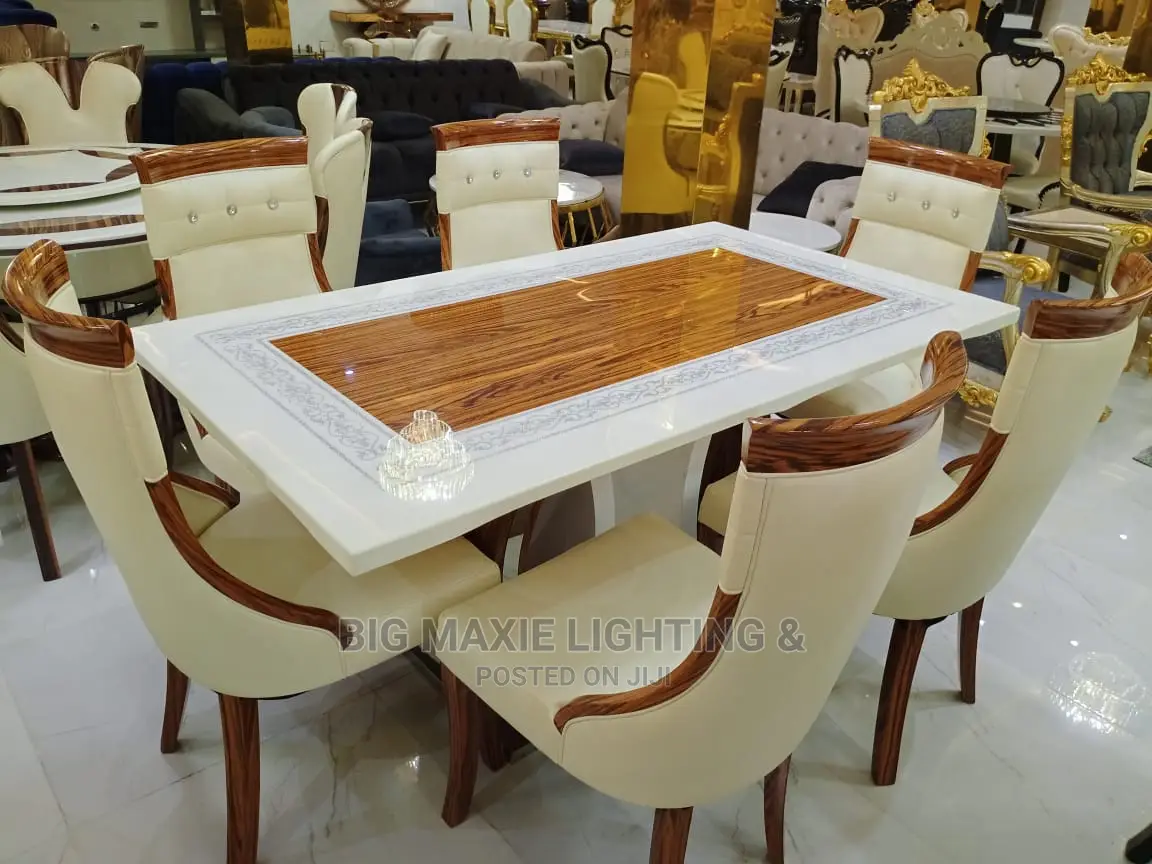 Morden Luxury Dinning Table Set in Ojo Furniture, Big Maxie Lighting & Furniture Jiji.ng