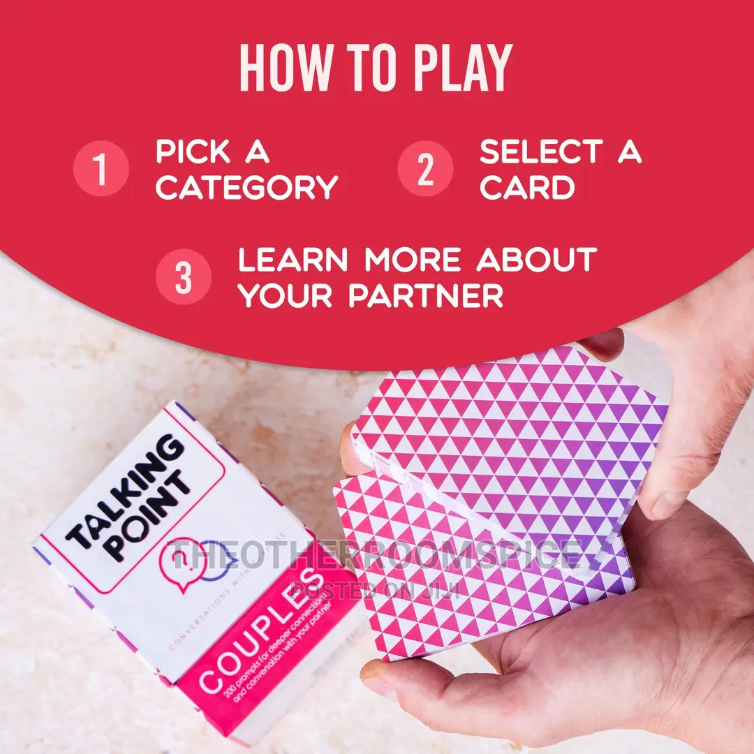Talking Point - Couples Conversation Card With Purpose