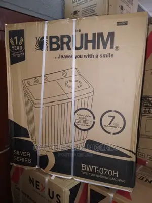 Bruhm BWT-070H Super Quiet Twin Tub 7kg Washing Machine