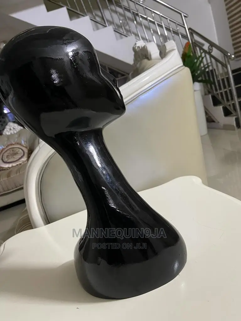 Fiber Glossy Mannequin Head