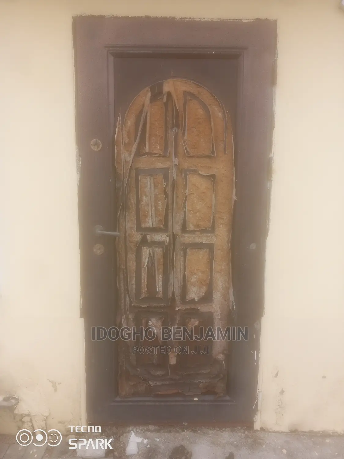 Change Damage Wood Panel for Security Door
