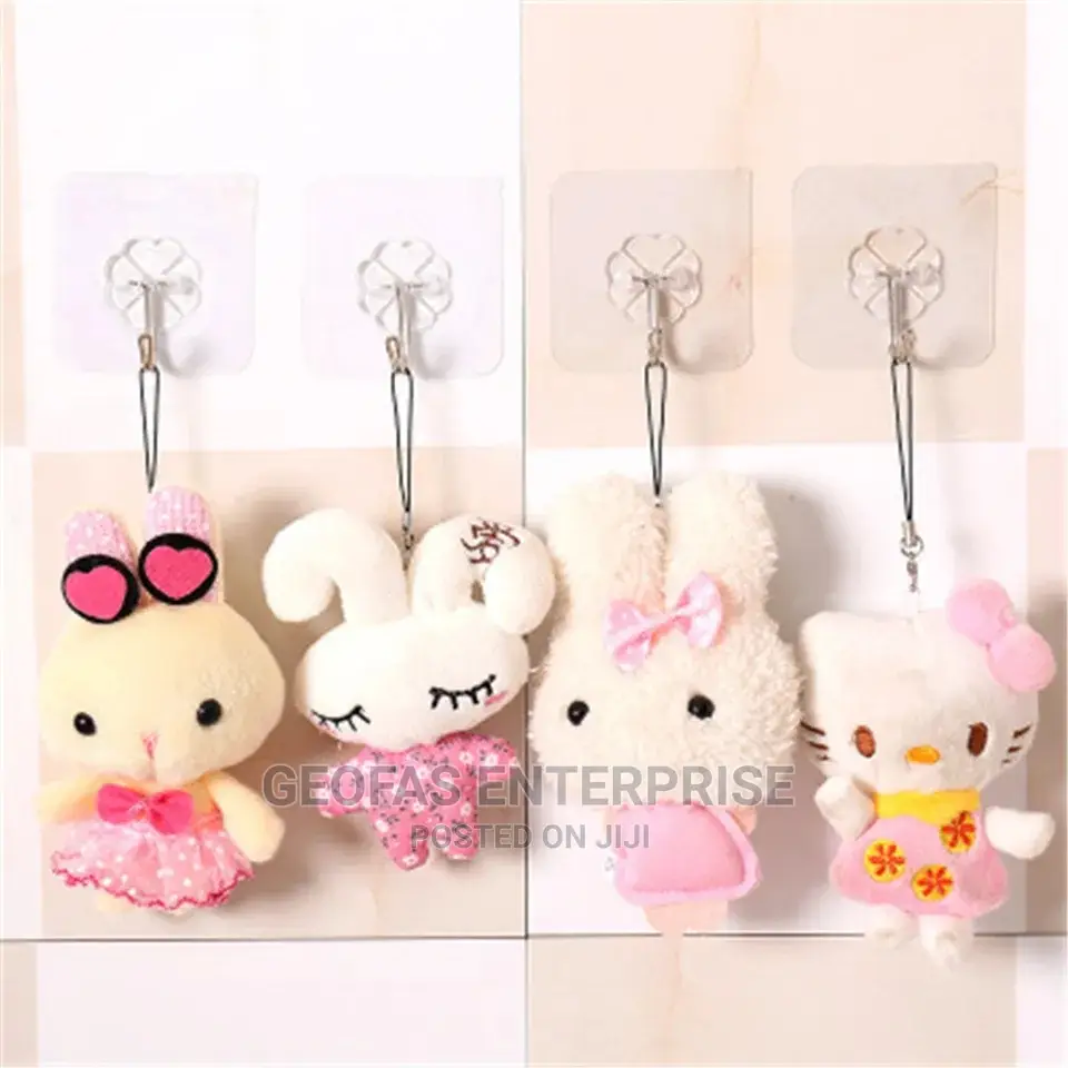 10pics Strong Self-adhesive Hook, Wall Door Sticky Hanger.