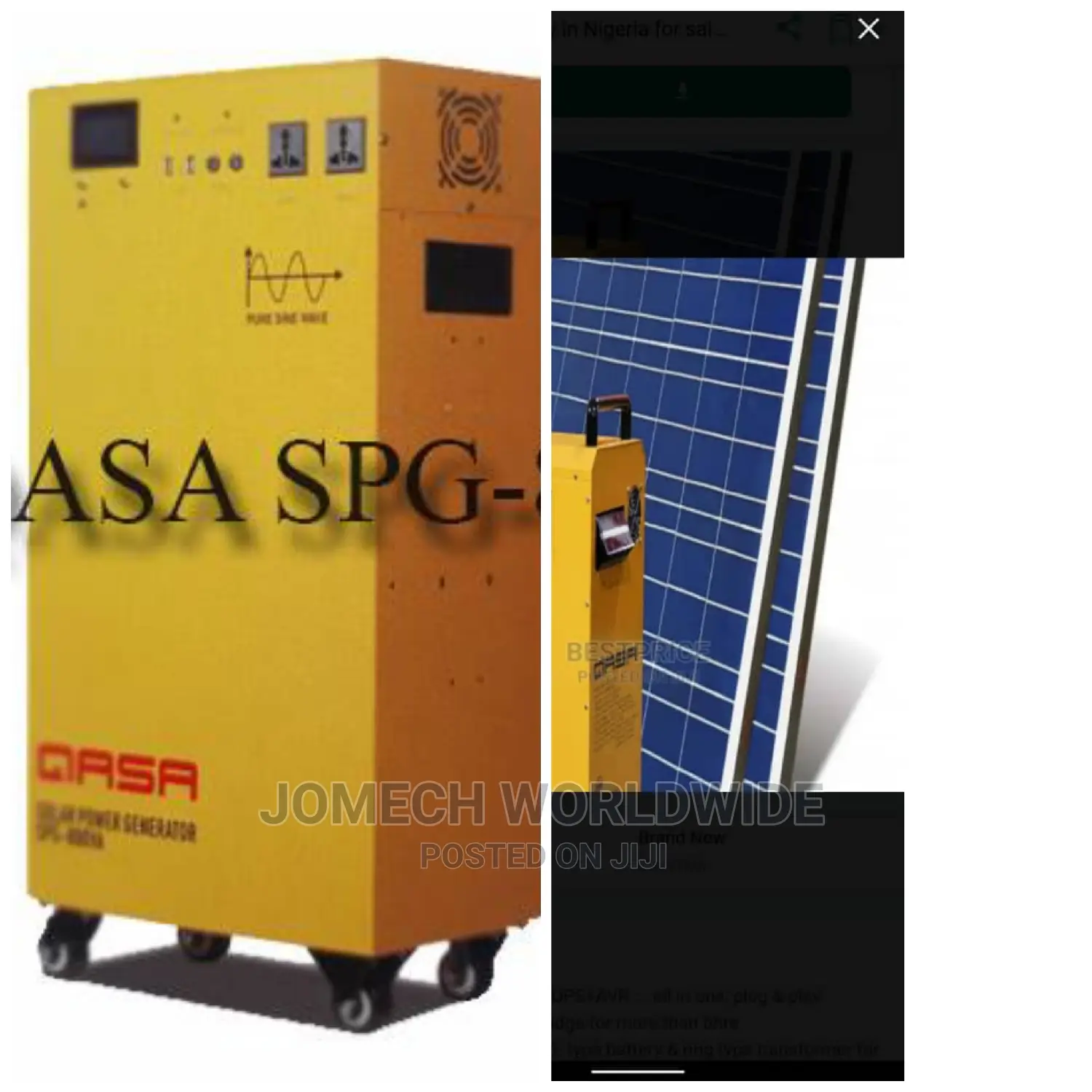 800VA Solar Power Generator