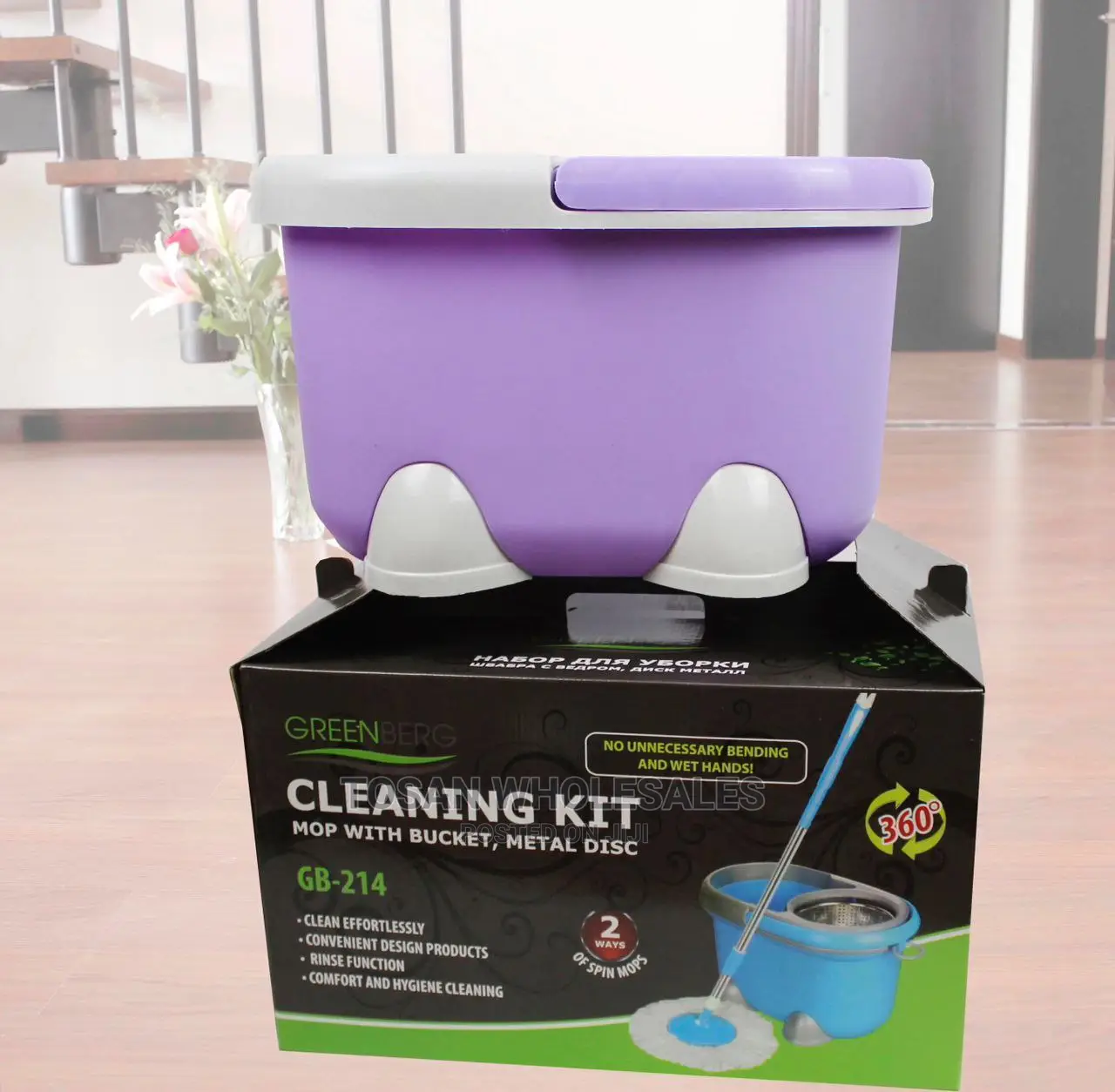 Quality Stainless Spin Mop