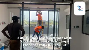 Installation Of Framed Glass Doors