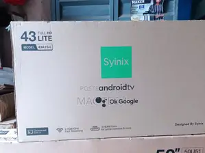 Syinix 43 Inches Android Tv