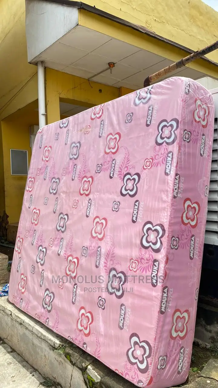 6 by 6 by 14 Inches Mouka Foam Family Size Mattress in Ibadan
