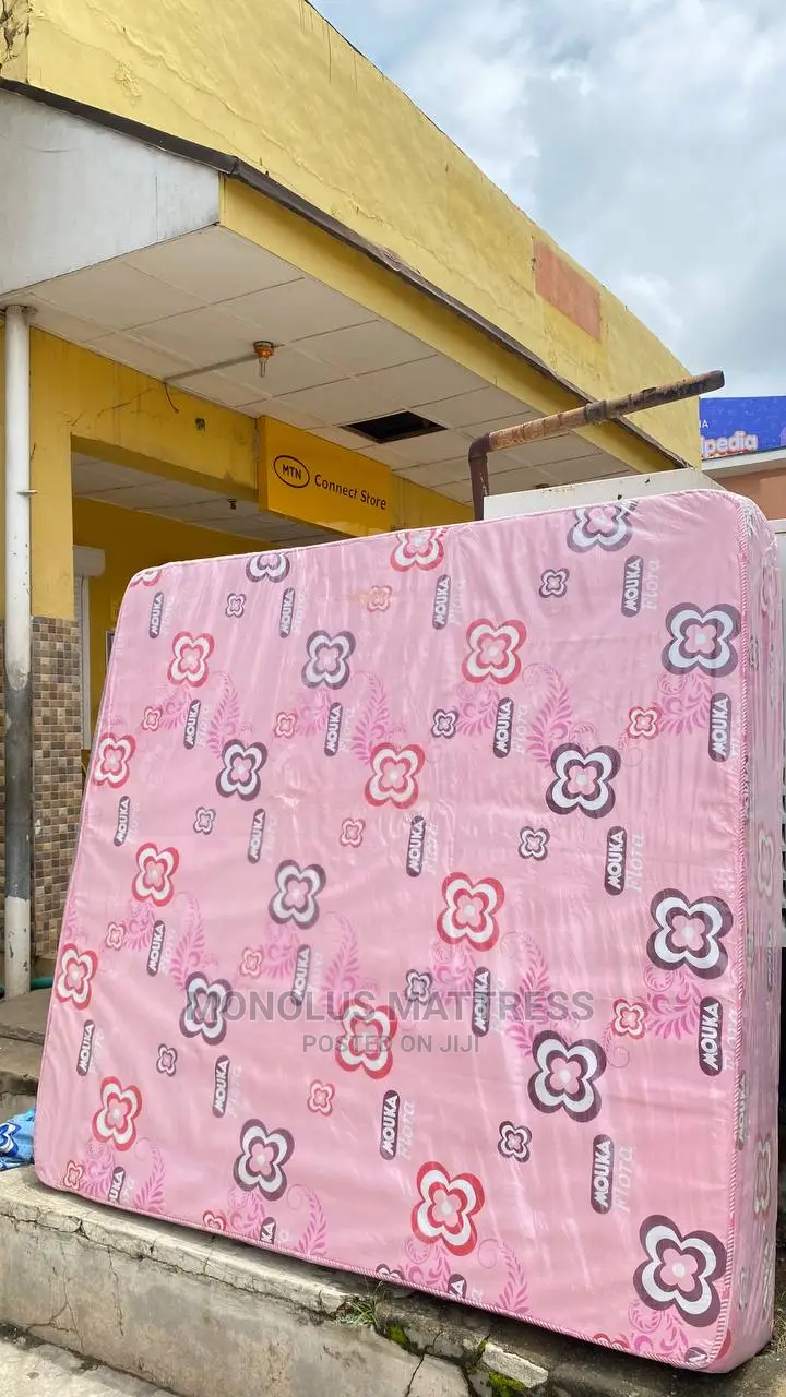 6 by 6 by 14 Inches Mouka Foam Family Size Mattress in Ibadan